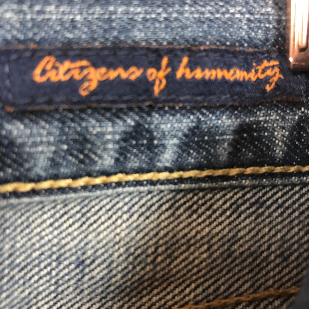 Citizens of Humanity Kelly001 Low Waist Bootcut 25 Jeans Pants Denim Womens - Picture 5 of 12